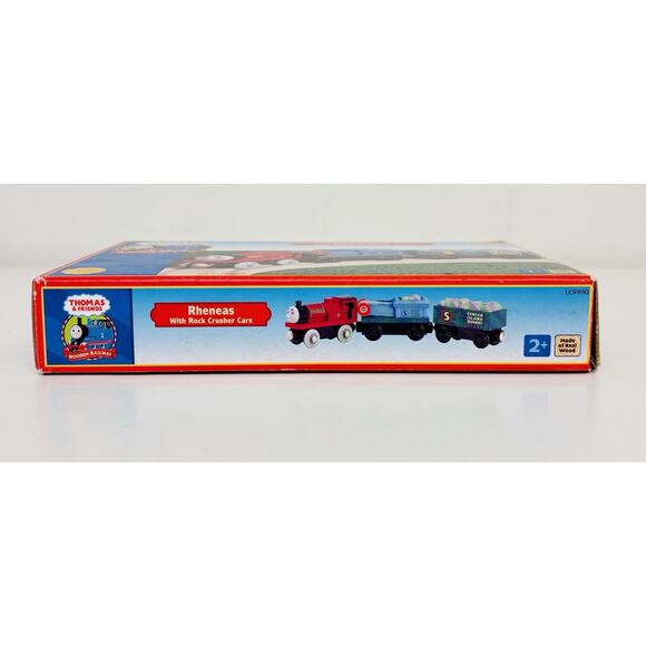 Rheneas with Rock Crusher Cars Thomas & Friends Wooden Railway LC99192 - Picture 3 of 7